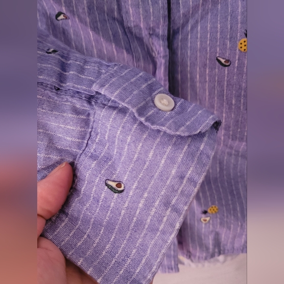 Nwot Old Navy ladies long sleeve button down size M - Picture 3 of 7